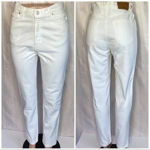 Vintage White Faded Glory Jeans USA Made 100% Cotton No Stretch Size 10 M (#66)
